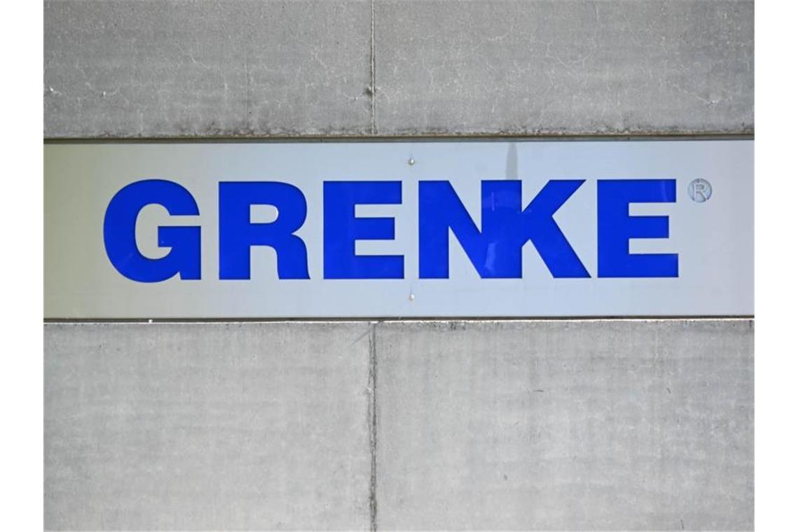 Der Schriftzug des Finanzdienstleisters Grenke AG. Foto: Uli Deck/dpa/Symbolbild