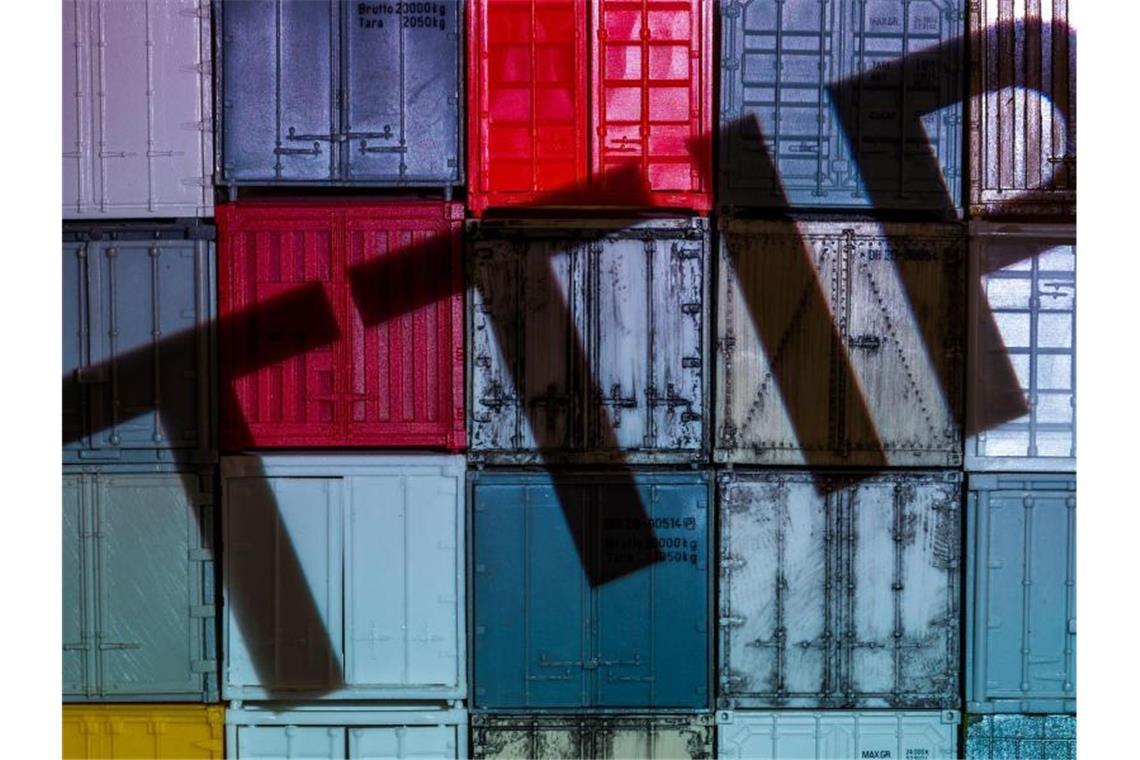 Habeck lehnt Vorstoß Lindners zu US-Freihandelsabkommen ab Der Schriftzug TTIP (Abkürzung für das Transatlantische Freihandelsabkommen, englisch Transatlantic Trade and Investment Partnership) auf einem Container einer Modellbahn-Anlage. Foto: Jens Büttner/dpa-Zentralbild/dpa