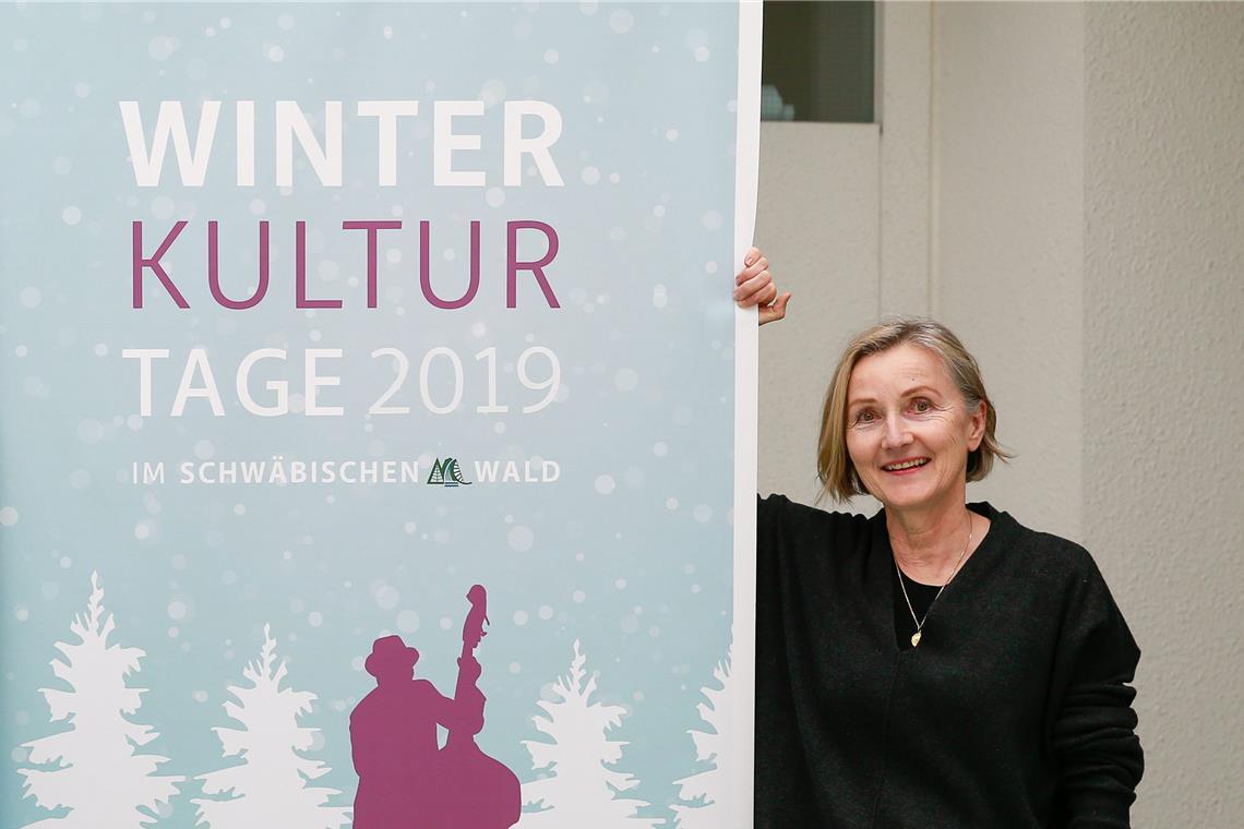Der Schwäbische Wald Tourismus habe sich deutlich professionalisiert, sagt Geschäftsführerin Barbara Schunter – hier bei der Vorstellung der Winterkulturtage 2019. Archivfoto: Alexander Becher