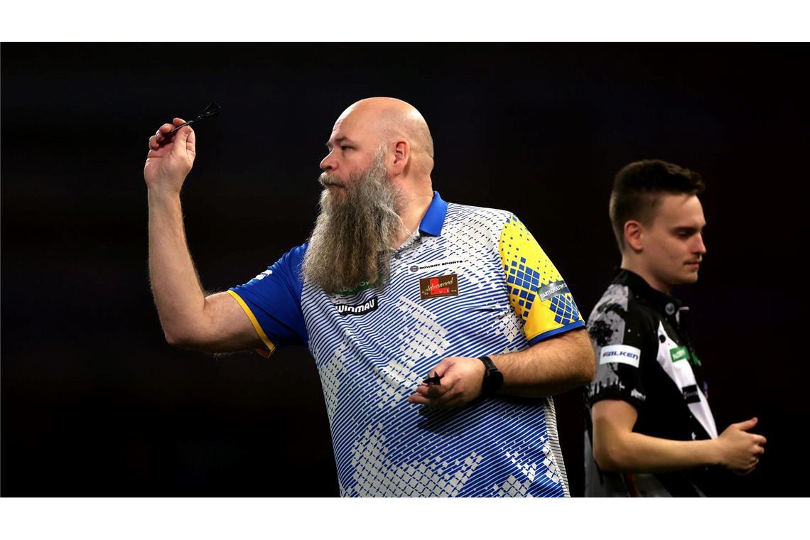 Der Schwede Harrysson steht erstmals im Achtelfinale.