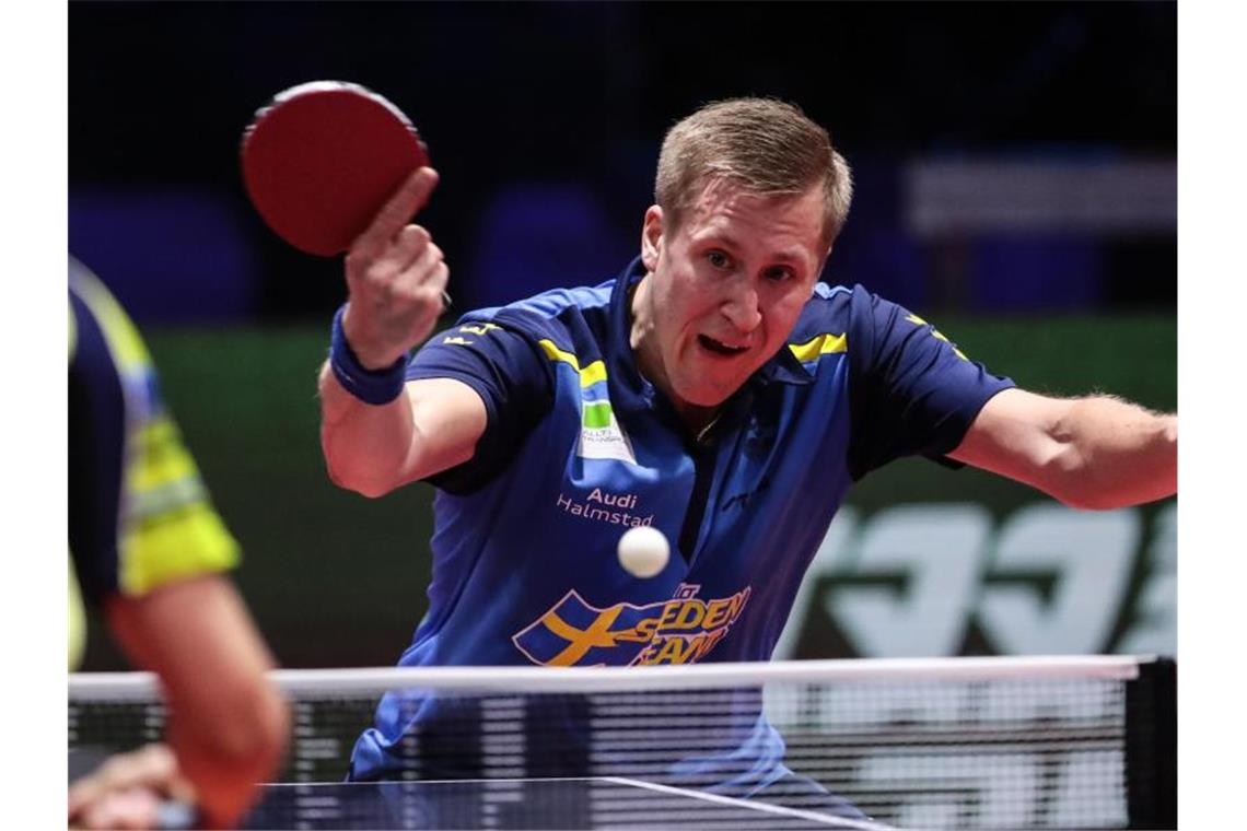 „Geister-Meister“ gesucht: Tischtennis-Playoffs beginnen Der schwedische WM-Zweite Mattias Falck spielt für Werder Bremen. Foto: Puzzlepix/Bildbyran via ZUMA Press/dpa