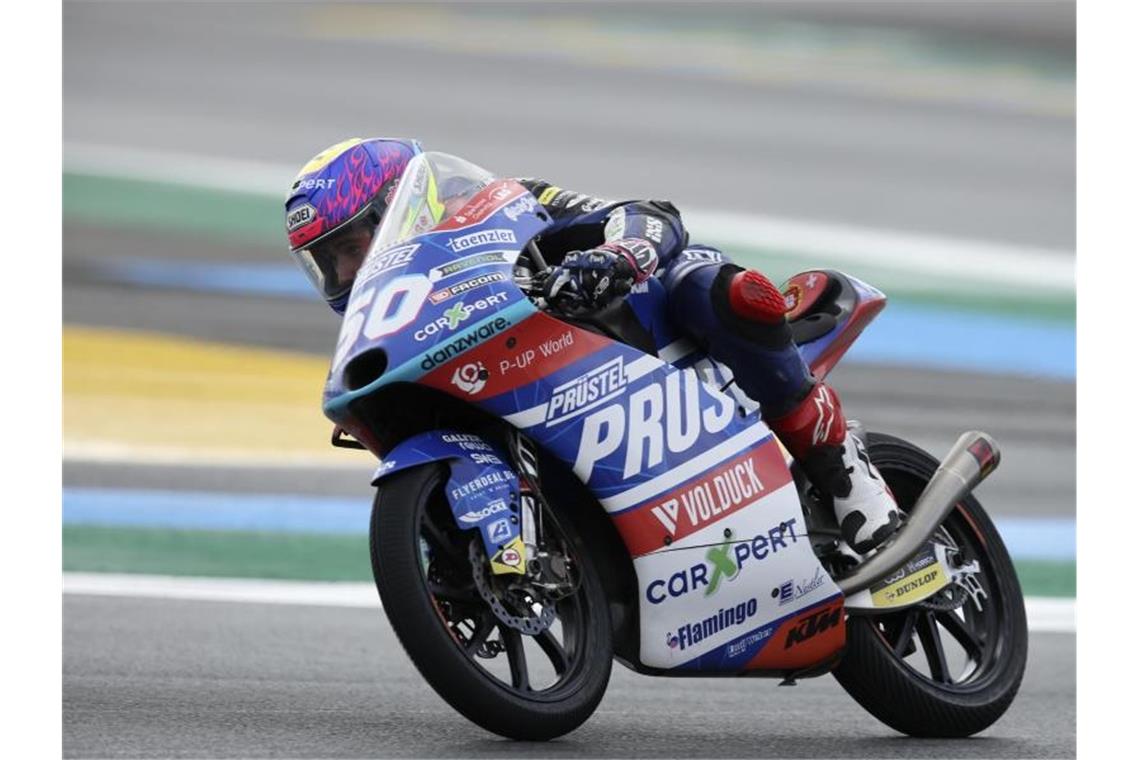 Schock für den Motorradsport: 19-jähriger Schweizer stirbt Der Schweizer Jason Dupasquier ist nach seinem schweren Unfall gestorben. Foto: David Vincent/AP/dpa