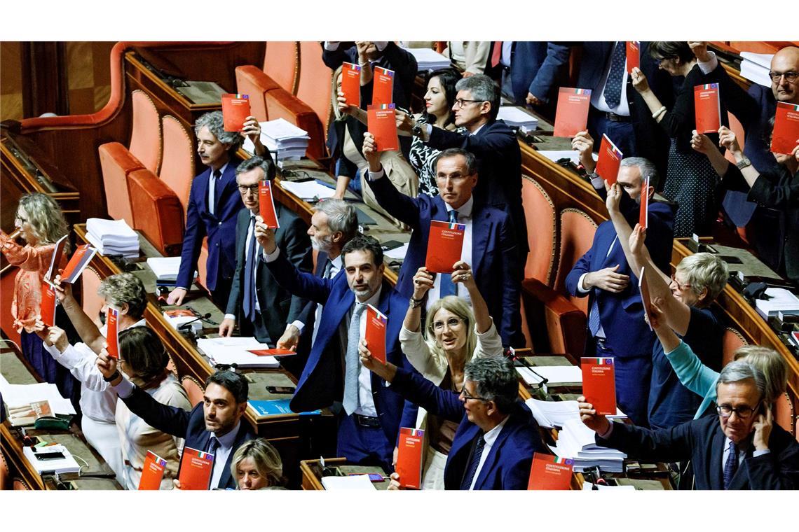 Der Senat in Rom billigte das neue KI-Rahmengesetz mit großer Mehrheit. (Archivbild)