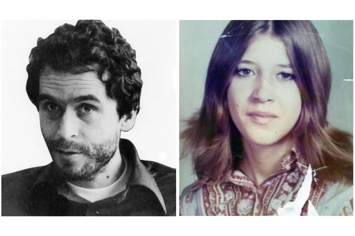 Der Serienmörder Ted Bundy (l.) ist wohl für den Mord an Laura Ann Aime verantwortlich.