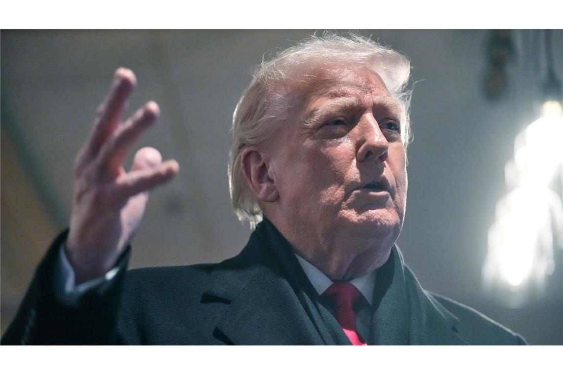 Der Shutdown kann  formell erst dann beendet werden, sobald US-Präsident Trump das Gesetz unterzeichnet (Archivbild).