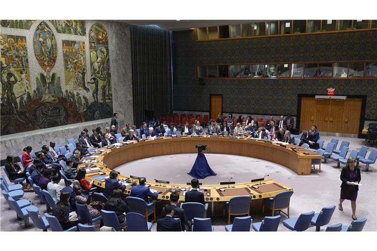 Der Sicherheitsrat tagt im Hauptquartier der Vereinten Nationen (Archivbild).