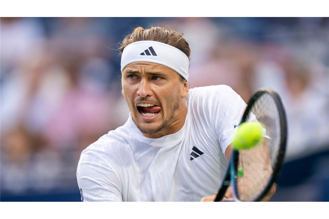 500. Sieg auf der Tour: Zverev in Toronto im Achtelfinale Der Sieg gegen Arnaldi war ein hartes Stück Arbeit für Zverev.