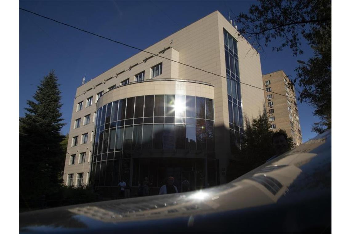 Der Sitz der russischen Anti-Doping-Agentur RUSADA in Moskau. Foto: Alexander Zemlianichenko/AP