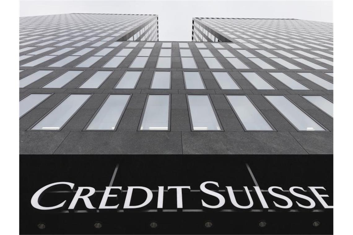 Der Sitz der Schweizer Großbank Credit Suisse in Zürich. Foto: Gaetan Bally/KEYSTONE/dpa