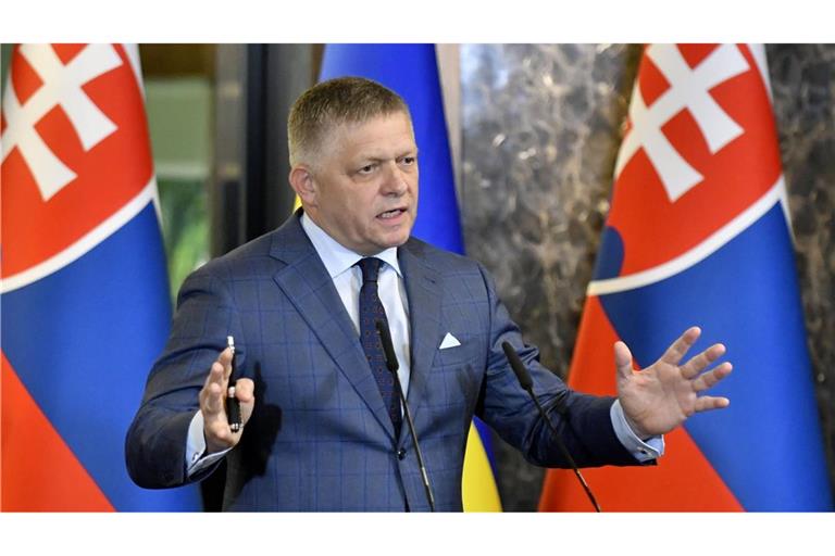 Der slowakische Ministerpräsident Robert Fico (Archivbild)