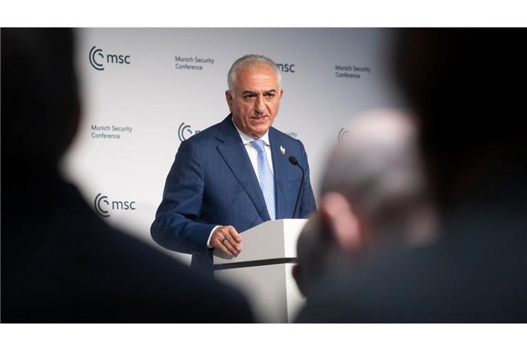 Der Sohn des gestürzten Schahs legt seine Ideen für die Zukunft des Irans dar. (Archivbild)