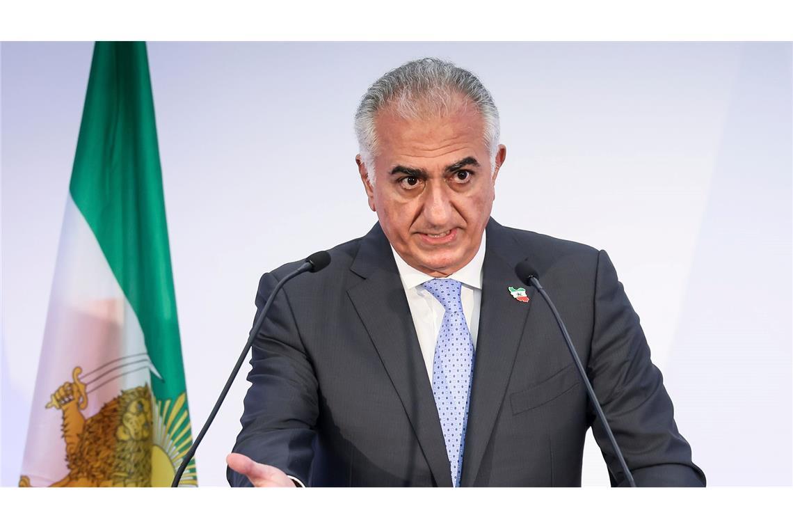Der Sohn des gestürzten Schahs, Reza Pahlavi, drängt auf einen Sturz der Staatsführung im Iran. (Archivbild)