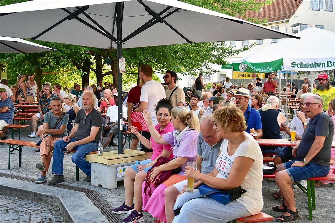 Der Sonntag auf dem 54. Backnanger Straßenfest.