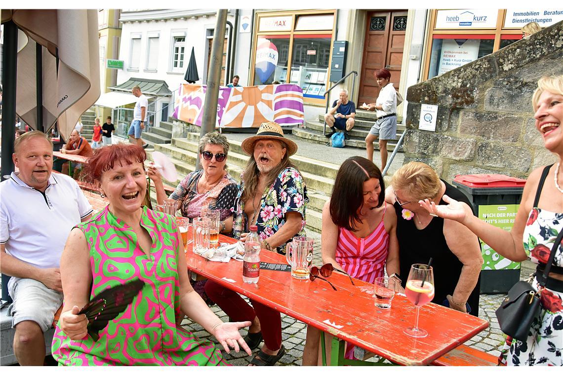 Der Sonntag auf dem 54. Backnanger Straßenfest.