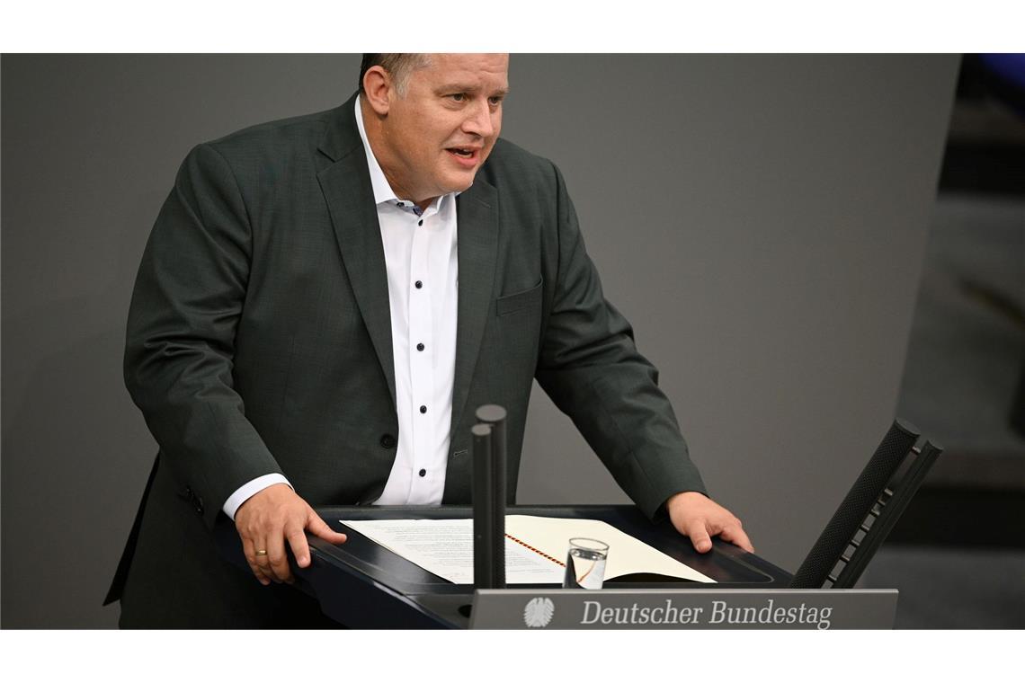 Der SPD-Abgeordnete Carsten Träger war umweltpolitischer Sprecher seiner Fraktion und Parlamentarischer Staatssekretär im Bundesumweltministerium. (Archivbild)