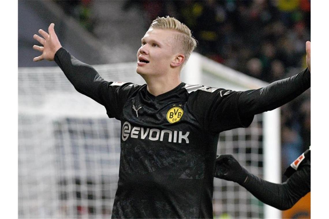 Der spektakulärste Transfer in Europa gelang Borussia Dortmund mit Top-Stürmer Erling Haaland. Foto: Stefan Puchner/dpa