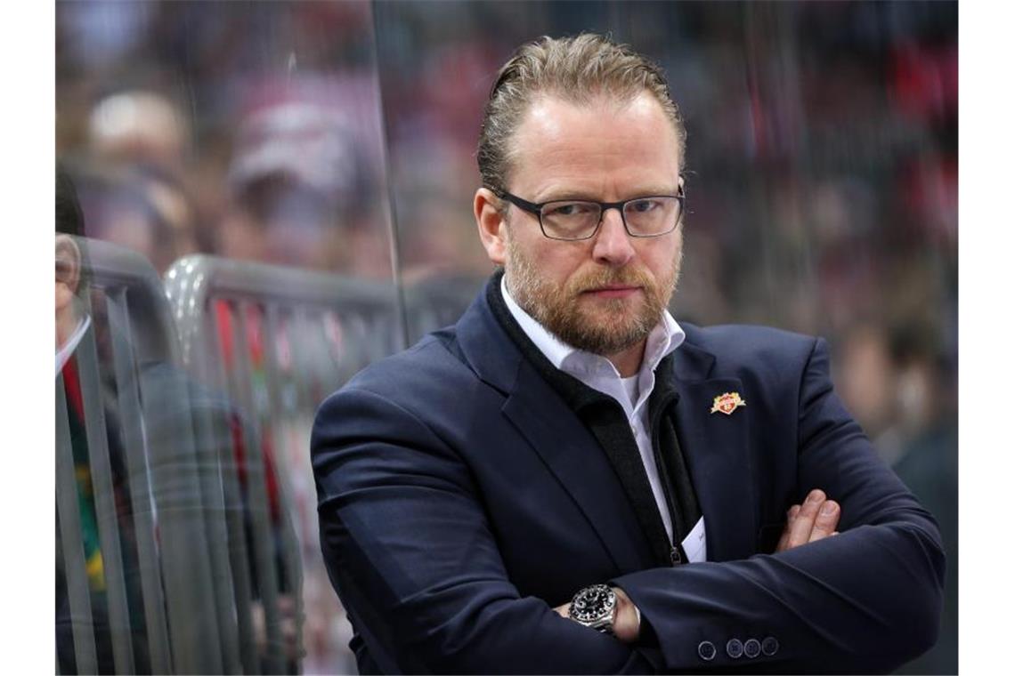 Der Sportdirektor der Schwenniger Wild Wings: Christof Kreutzer. Foto: Maja Hitij/dpa/Archivbild