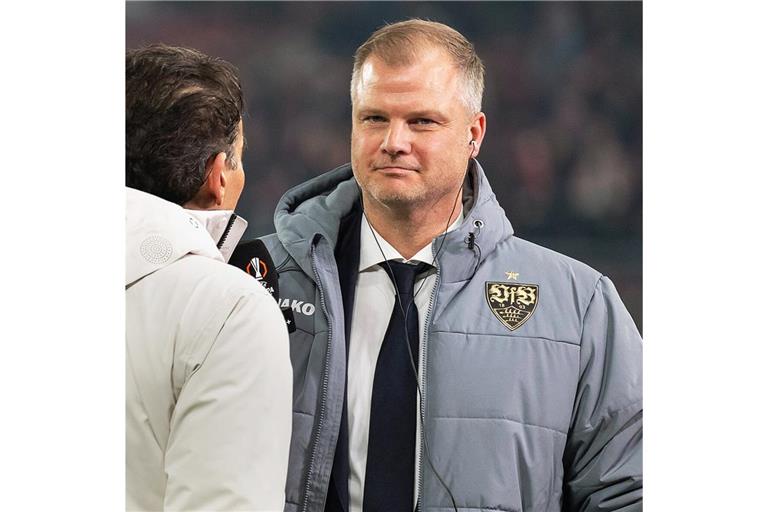 Der Sportvorstand Fabian Wohlgemuth und der VfB Stuttgart liegen in der Bundesligatabelle auf Platz vier – und auch der Gesamtwert der Mannschaft ist geklettert.