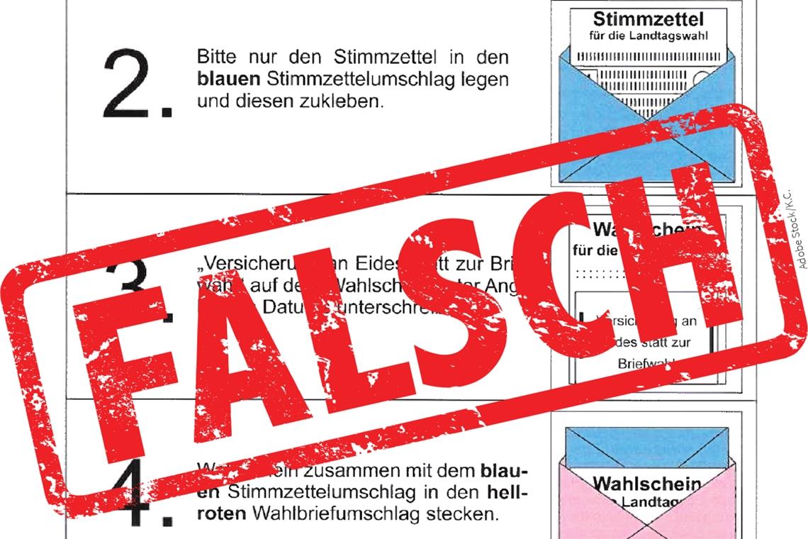 Rathaus verschickt altes Merkblatt der Landtagswahl
