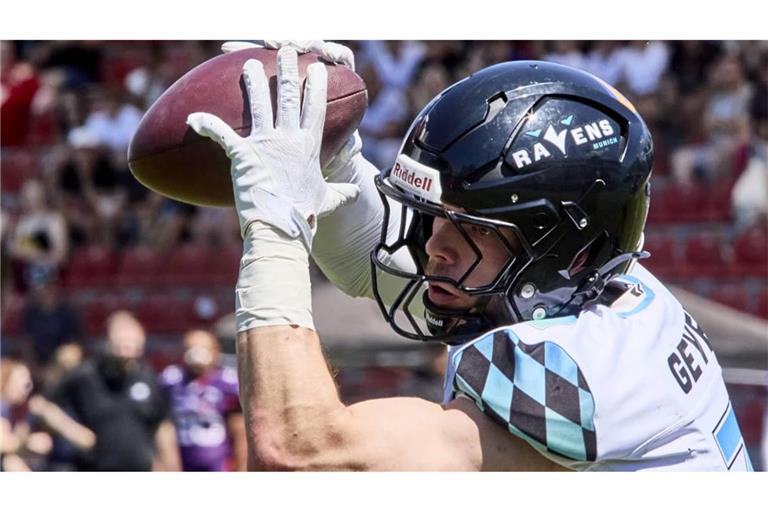 Der Stuttgarter Louis Geyer ist einer der wichtigsten Spieler der Munich Ravens&nbsp;– mit denen er seinen nächsten Titel gewinnen könnte.