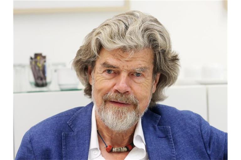 Der Südtiroler Bergsteiger Reinhold Messner. Foto: Roland Weihrauch/dpa/Archivbild