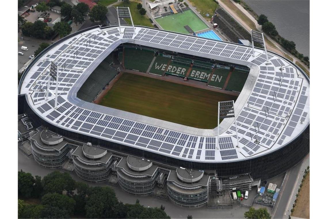 Der SV Werder Bremen trägt seine Spiele im Weserstadion aus. Foto: Carmen Jaspersen/dpa
