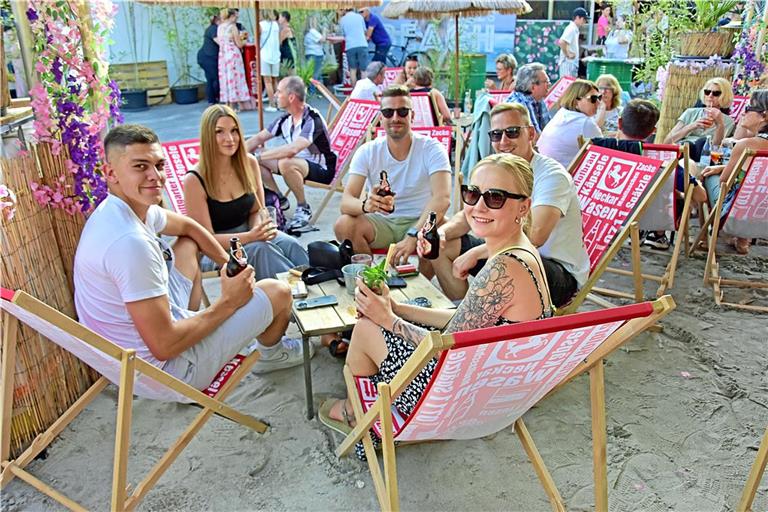 Der Tälesbeach kommt bei den Weissacherinnen und Weissachern gut an. Foto: Tobias Sellmaier