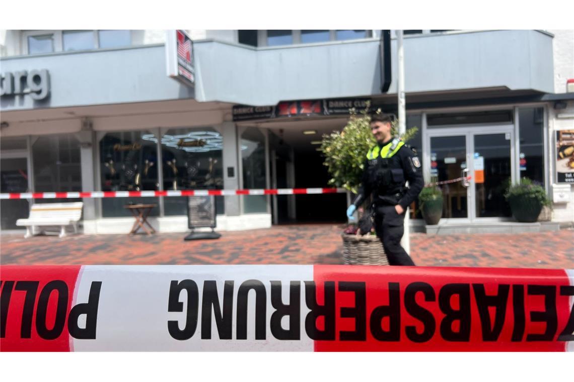 Der Tatort auf Sylt wurde von der Polizei abgesperrt.