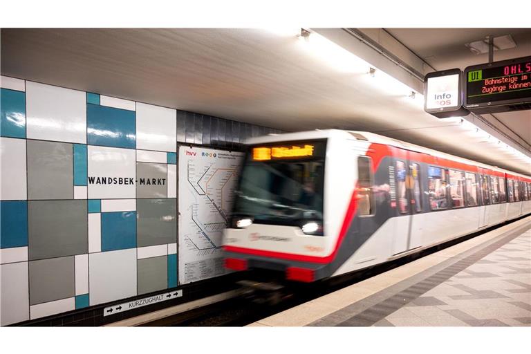 Der tödliche Vorfall ereignete sich an der Hamburger U-Bahnstation Wandsbek.