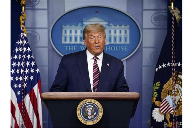 Der Ton der US-Medien zu Donald Trump ändert sich. Foto: Evan Vucci/AP/dpa