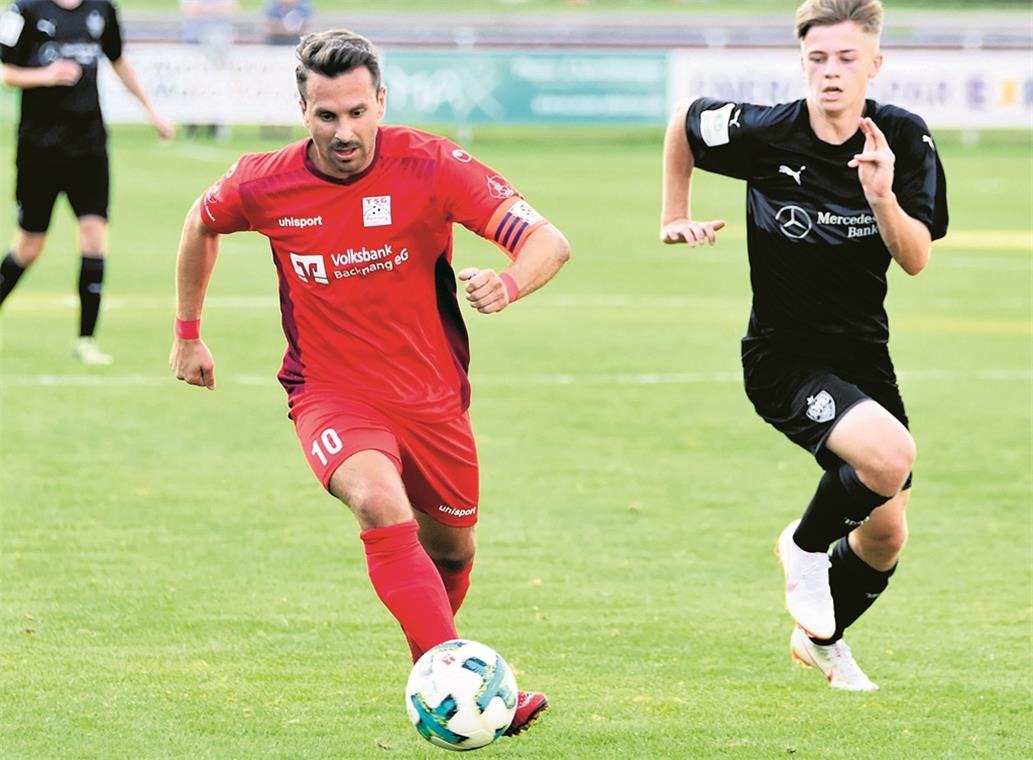 Der Tordrang von TSG-Stürmer Mario Marinic (am Ball) ist abermals gefragt. Foto: T. Sellmaier