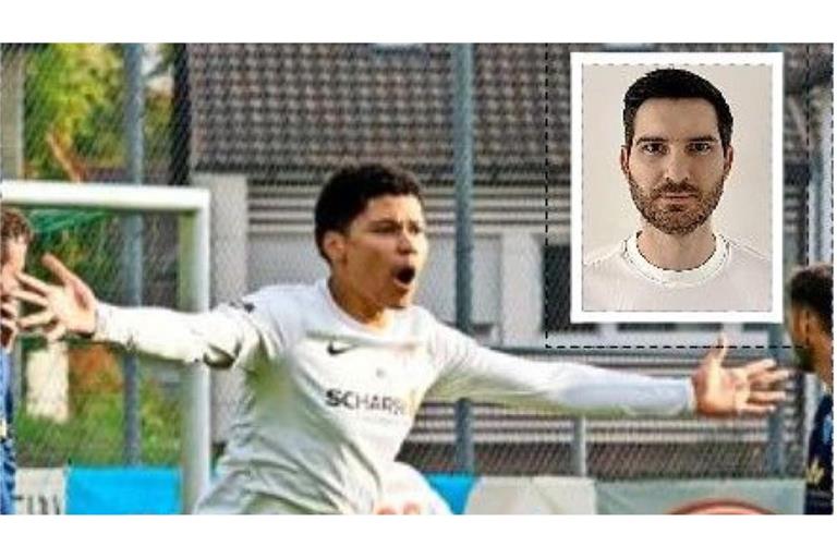 Der Trainer Julian Borgia (oben rechts) steht vor einem  Neuaufbau. Mehrere Leistungsträger sind weg, darunter der Torjäger Tyron Ferrari (im Bild).