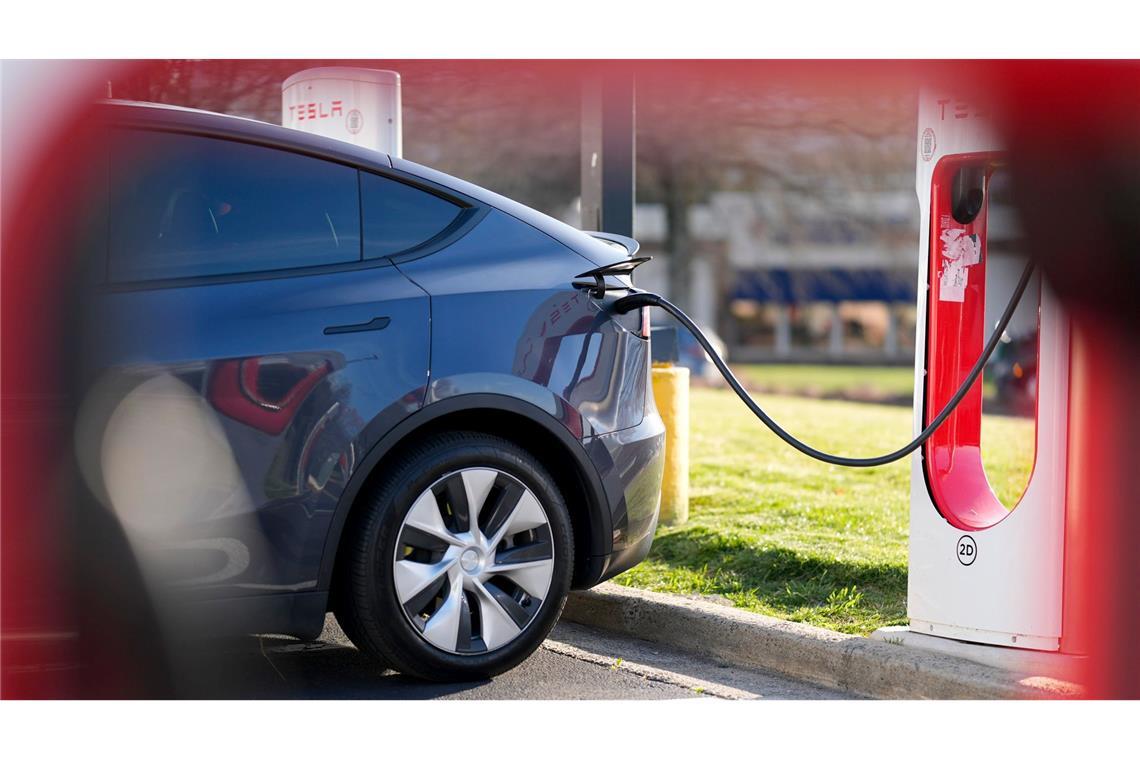 Tesla will nach Problemen Türmechanismus ändern Der Türmechanismus der Teslas wird elektrisch ausgelöst. (Archivbild)