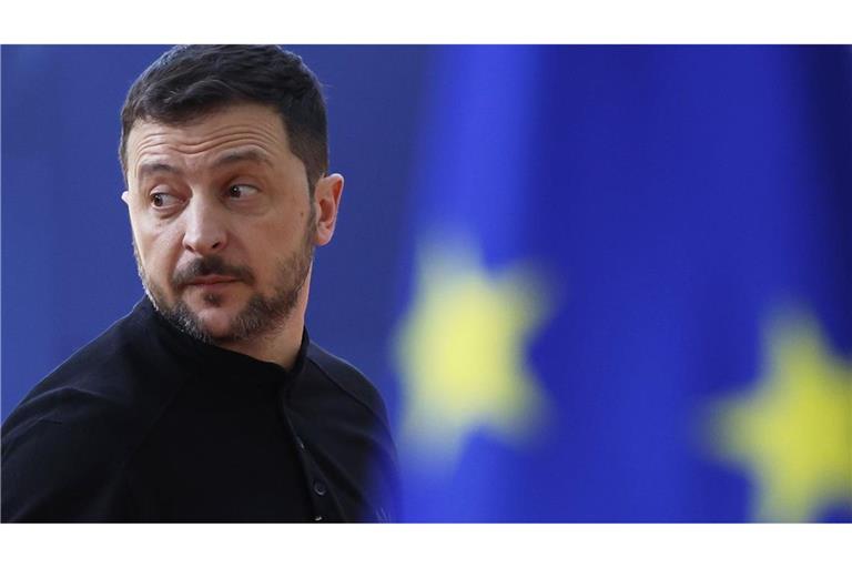 Der ukrainische Präsident bespricht sich vor dem Treffen mit US-Präsident Trump mit europäischen Regierungsschefs.