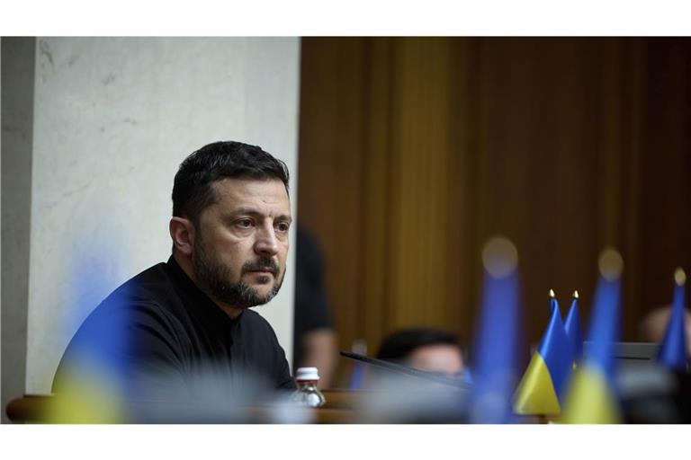 Der ukrainische Präsident erntete für das Gesetz Protest im eigenen Land und Kritik aus dem Ausland. (Archivbild)