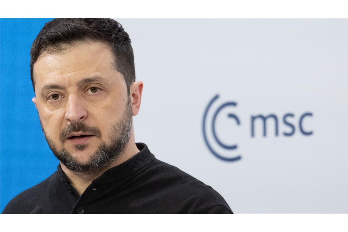 Der ukrainische Präsident Selenskyj wird wieder in München erwartet.