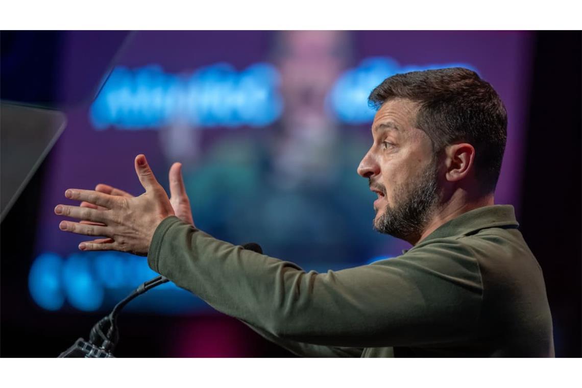 Der ukrainische Präsident Wolodymyr Selenski&nbsp; beklagt fehlenden Schutz.