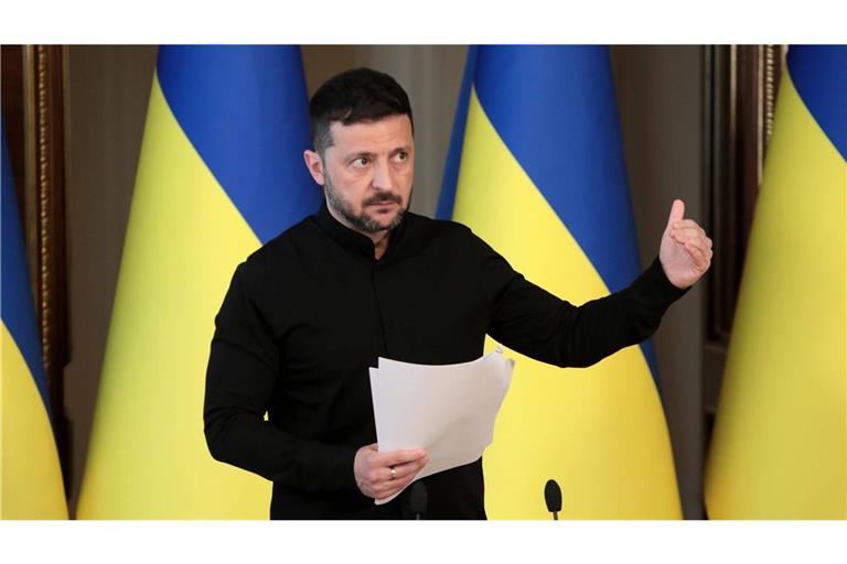Der ukrainische Präsident Wolodymyr Selenskyj (Archivbild).