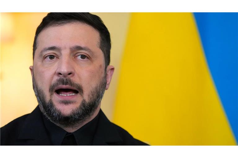 Der ukrainische Präsident Wolodymyr Selenskyj kündigt neue Gespräche einer ukrainischen Delegation mit US-Vertretern an. (Archivbild)