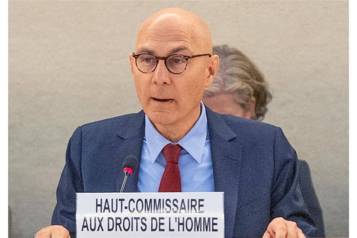 Netanjahu warnt Einwohner der Stadt Gaza: „verschwinden Sie" Der UN-Hochkommissar für Menschenrechte, Volker Türk, kritisiert erneut Israels Krieg im Gazastreifen scharf (Archivfoto).