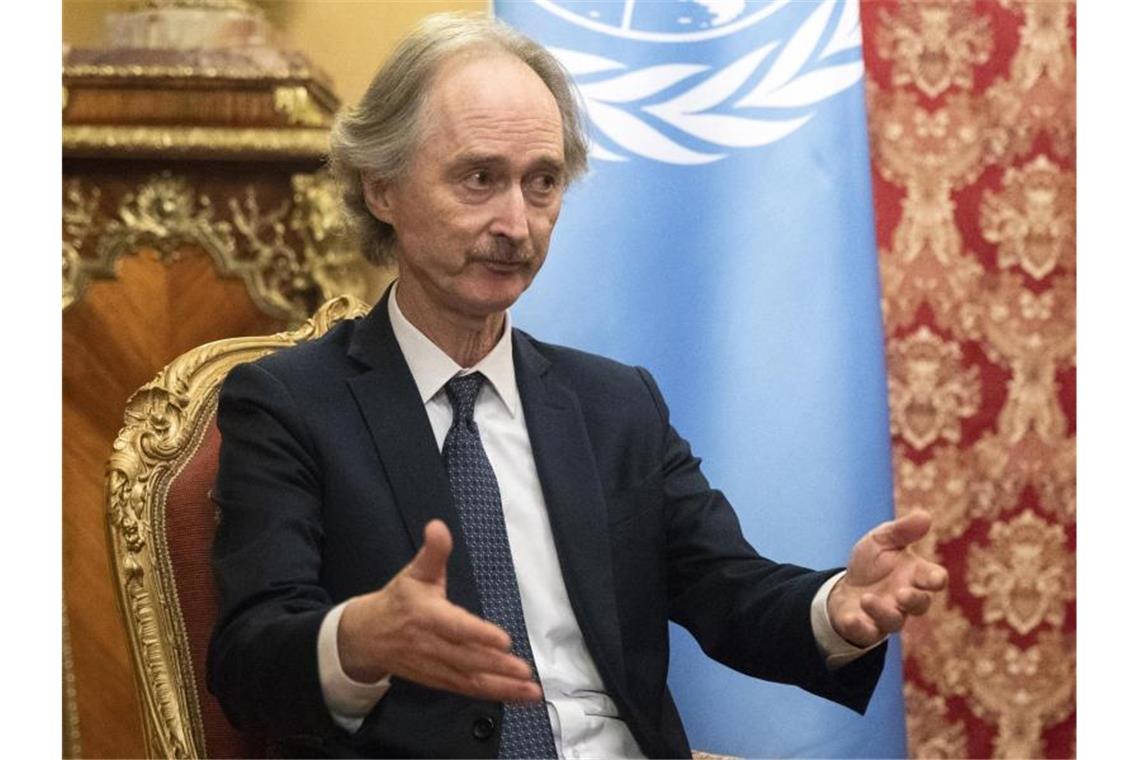 Der UN-Syrienbeauftragte Geir Pedersen. Foto: Pavel Golovkin/AP/dpa