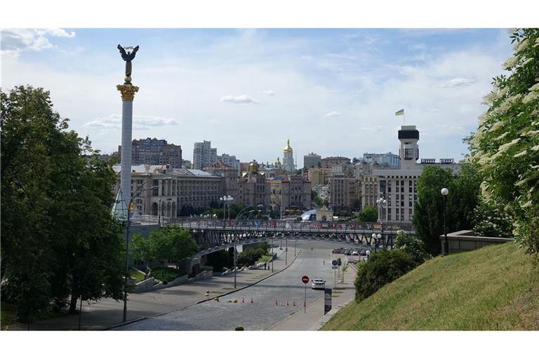 Der Unabhängigkeitsplatz in Kiew ist ein Symbol für den Widerstandswillen der Ukrainer im Krieg gegen Russland. (Archivbild)