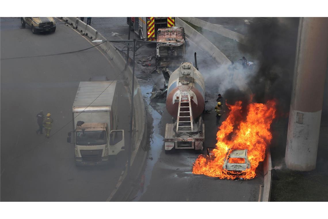 Der Unfall ereignete sich im Osten von Mexiko-Stadt.