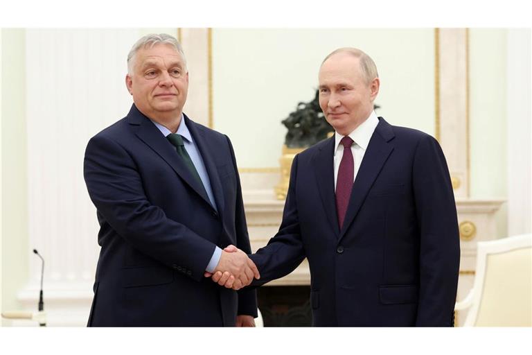 Der ungarische Ministerpräsident Viktor Orban wird in Moskau erwartet. (Archivbild)