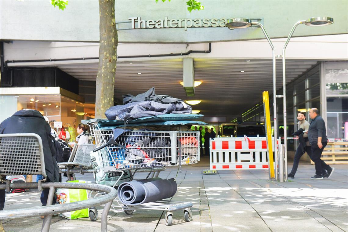 Baustellen, Müll: Willkommen in Stuttgart Der untere Teil der Königstraße und die Theaterpassage sind derzeit kein Aushängeschild für Stuttgart.