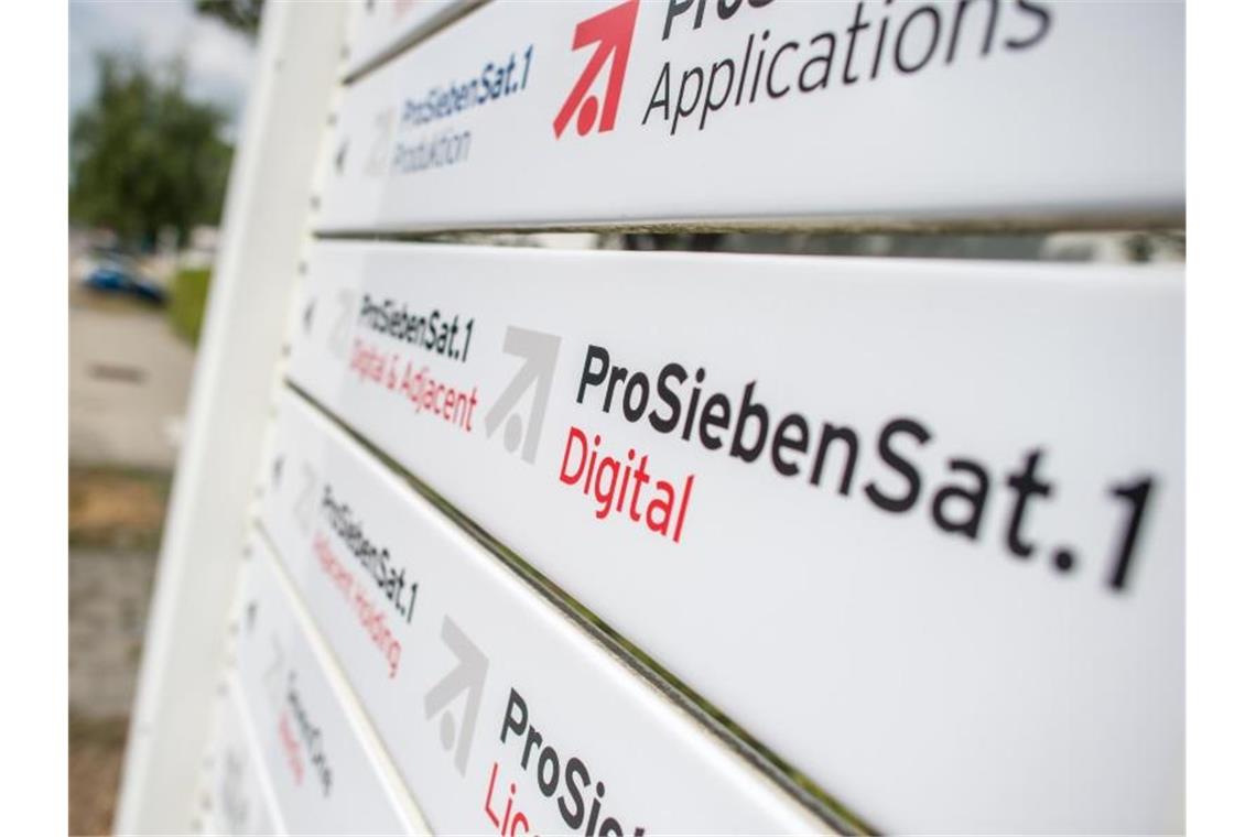 ProSiebenSat.1 zurück in den schwarzen Zahlen Der Unternehmenssitz in Unterföhring in München. Foto: picture alliance / dpa