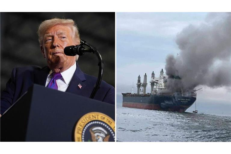 Der US-Präsident Donald Trump fordert unbeteiligte Länder auf, die Straße von Hormus zu sichern.