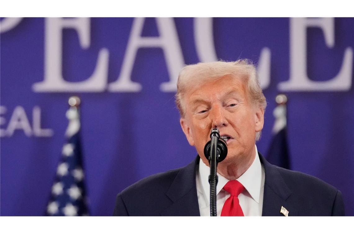 Der US-Präsident nannte den getöteten Krankenpfleger einen „Unruhestifter, und möglicherweise Aufständischen“ (Archivbild).