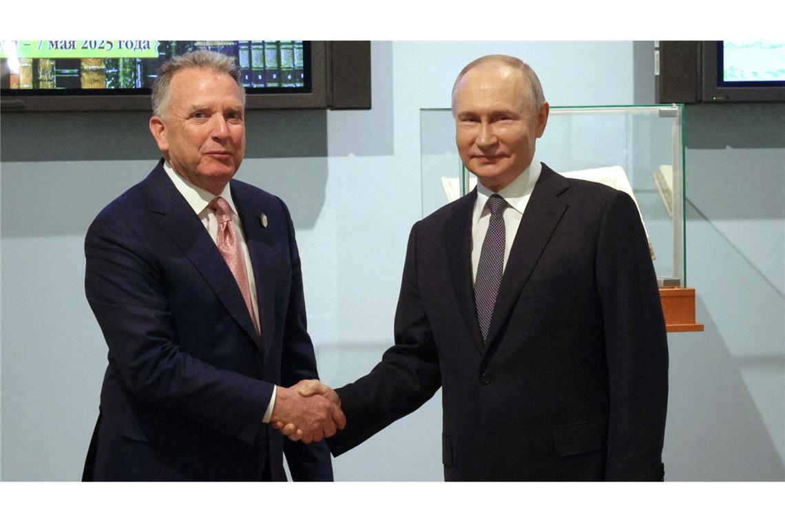 Kreml: US-Sondergesandter Witkoff trifft Putin in Moskau Der US-Sondergesandte Steve Witkoff will in Moskau weitere Gespräche über ein Ende des russischen Angriffskrieges gegen die Ukraine führen. (Archivbild)