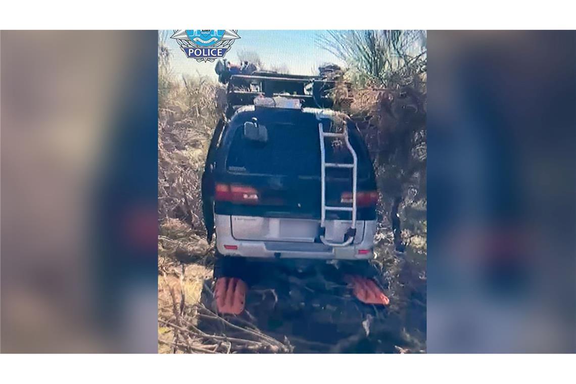 Vermisste Deutsche in Westaustralien lebend gefunden Der Van wurde am Donnerstag verlassen in der Wildnis gefunden.